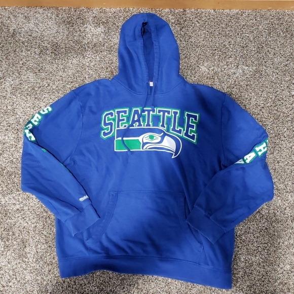 Mitchell Ness Shirts Mitchell Ness Seattle Seahawks Hoodie Sz Xxl Poshmark